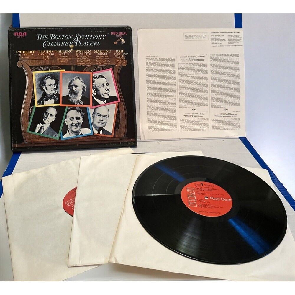 RCA The BOSTON SYMPHONY CHAMBER PLAYERS: schubert, brahms LSC-6189